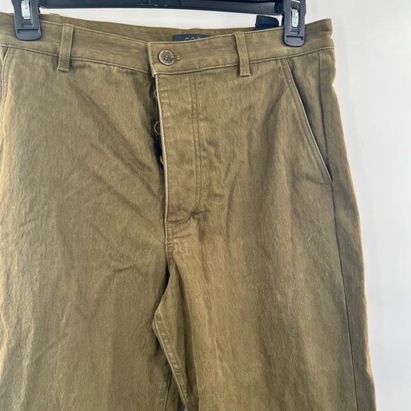 COS green khaki pants trousers size 8 - Picture 2 of 8